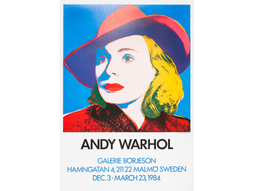Andy Warhol affisch With Hat