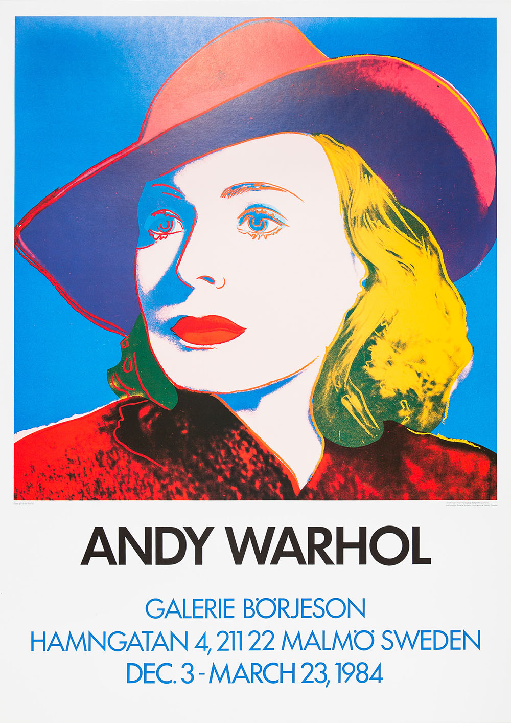 Andy Warhol affisch With Hat